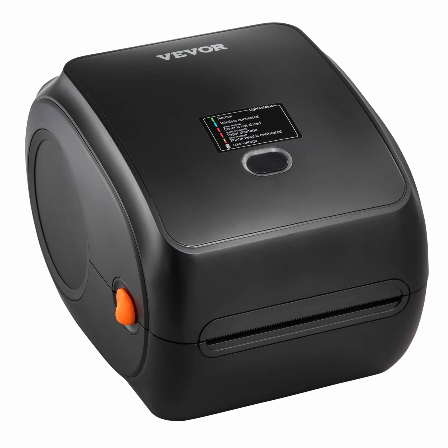 VEVOR Imprimante Étiquettes Thermique Direct 4x6 Code Barre USB Bluetooth 150 mm/s 300 dpi pour Colis Expédition