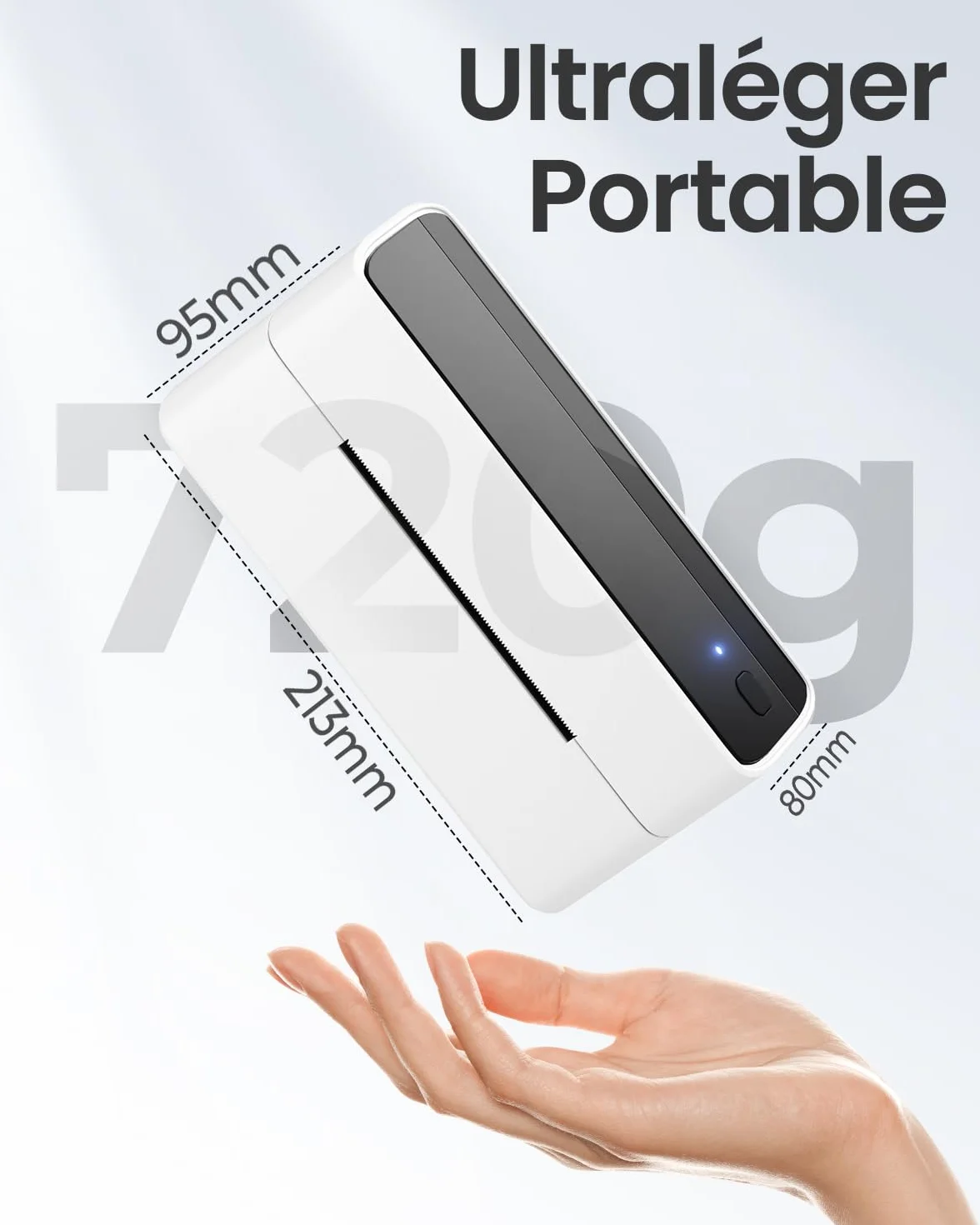 Phomemo 241 Imprimante Thermique Étiquettes 4 x 6 Pouces Bluetooth pour Expédition
